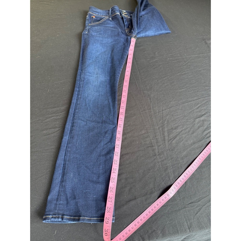 Hudson Jeans Womens Mid Rise Bootcut Dark Wash‎ Blue Denim Size 30 Inseam 30 - Picture 5 of 12